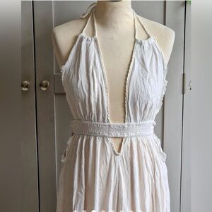 Free People Look into the Sun Maxi dress. XS. Ivory